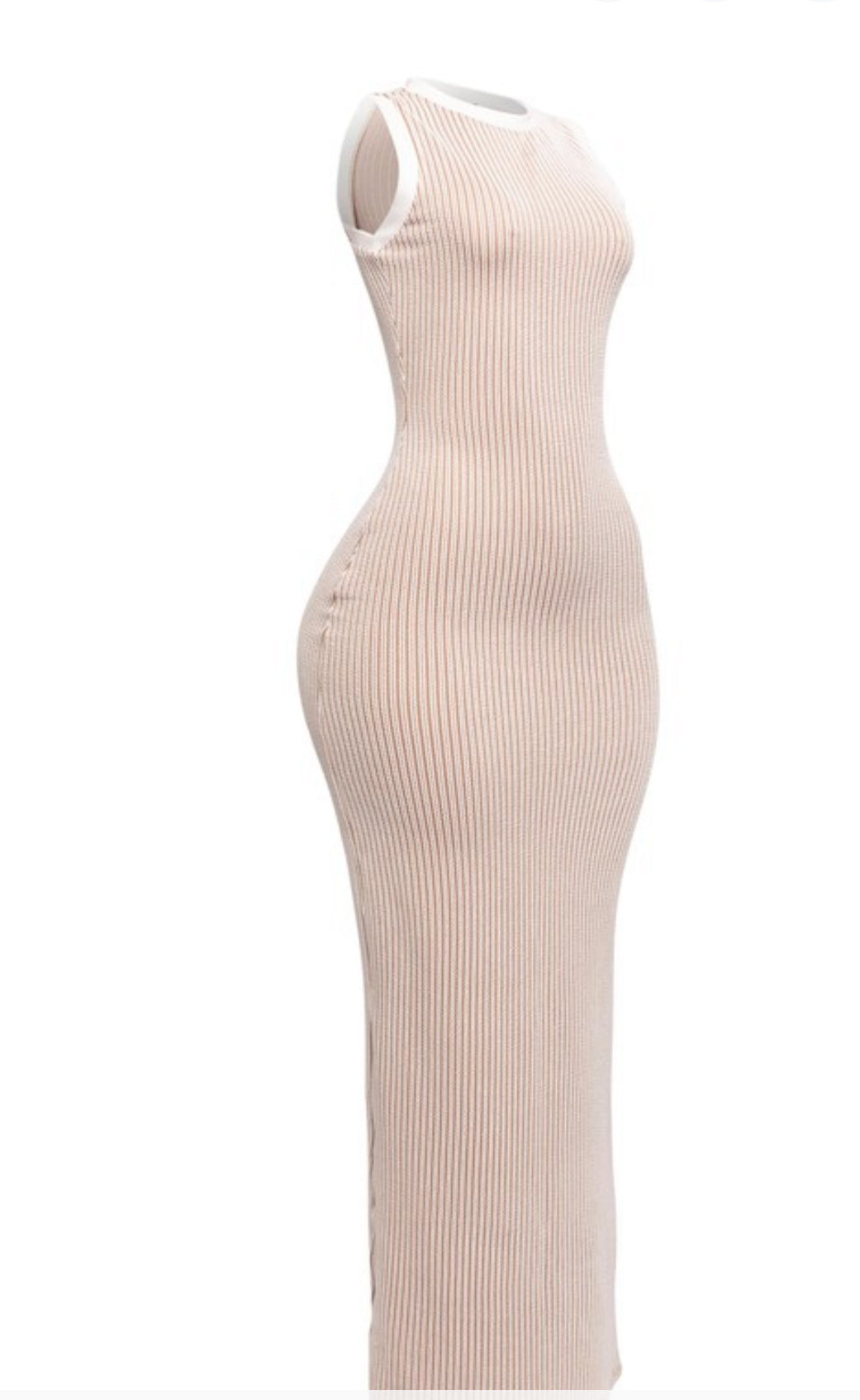 Lune Ribbed Midi Dress Coccinelle Boutique Lune Ribbed Midi Dress Coccinelle Boutique