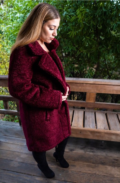 Oversized Teddy Coat