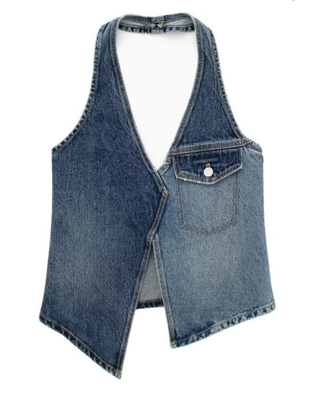 Halter Your Denim Top