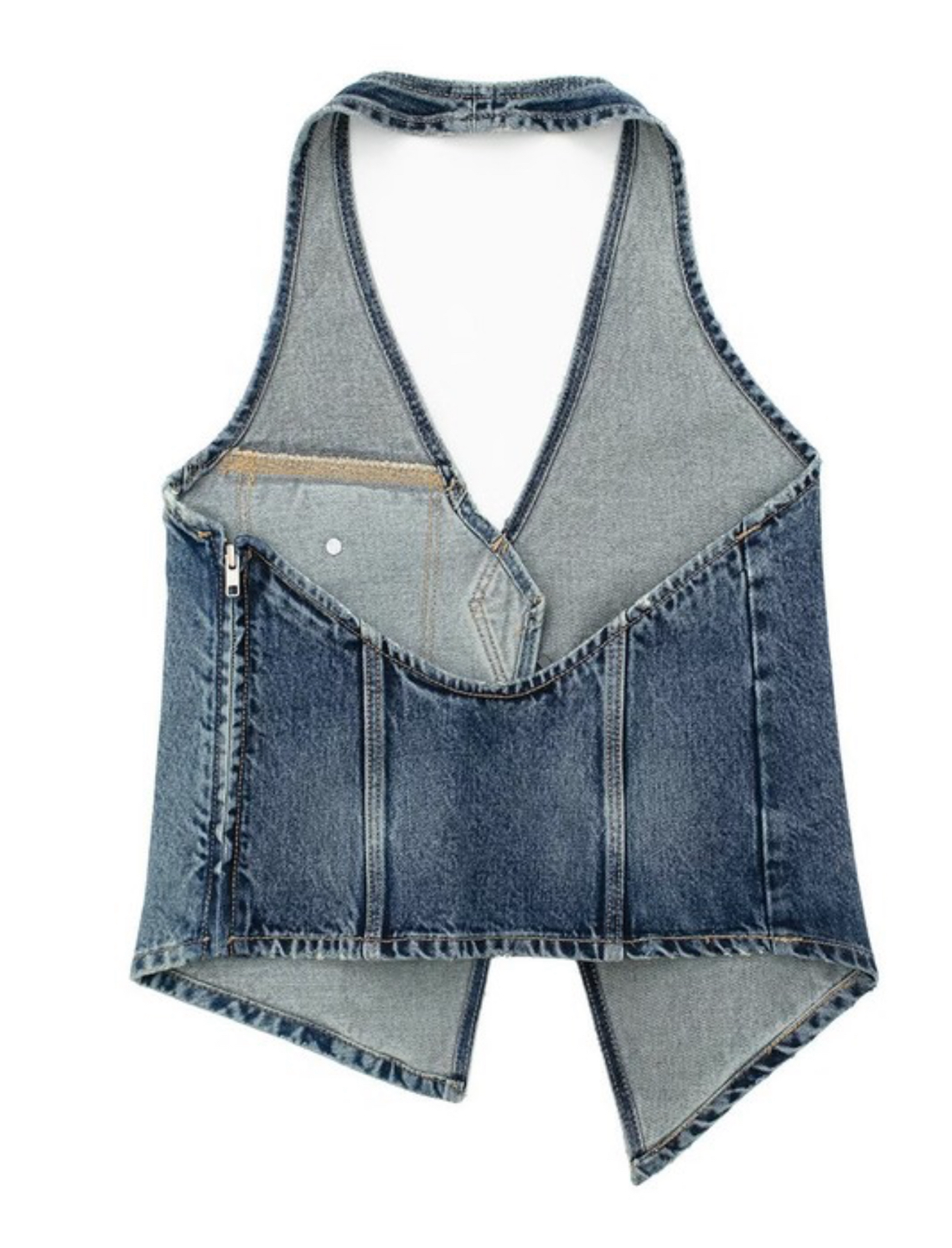 Halter Your Denim Top