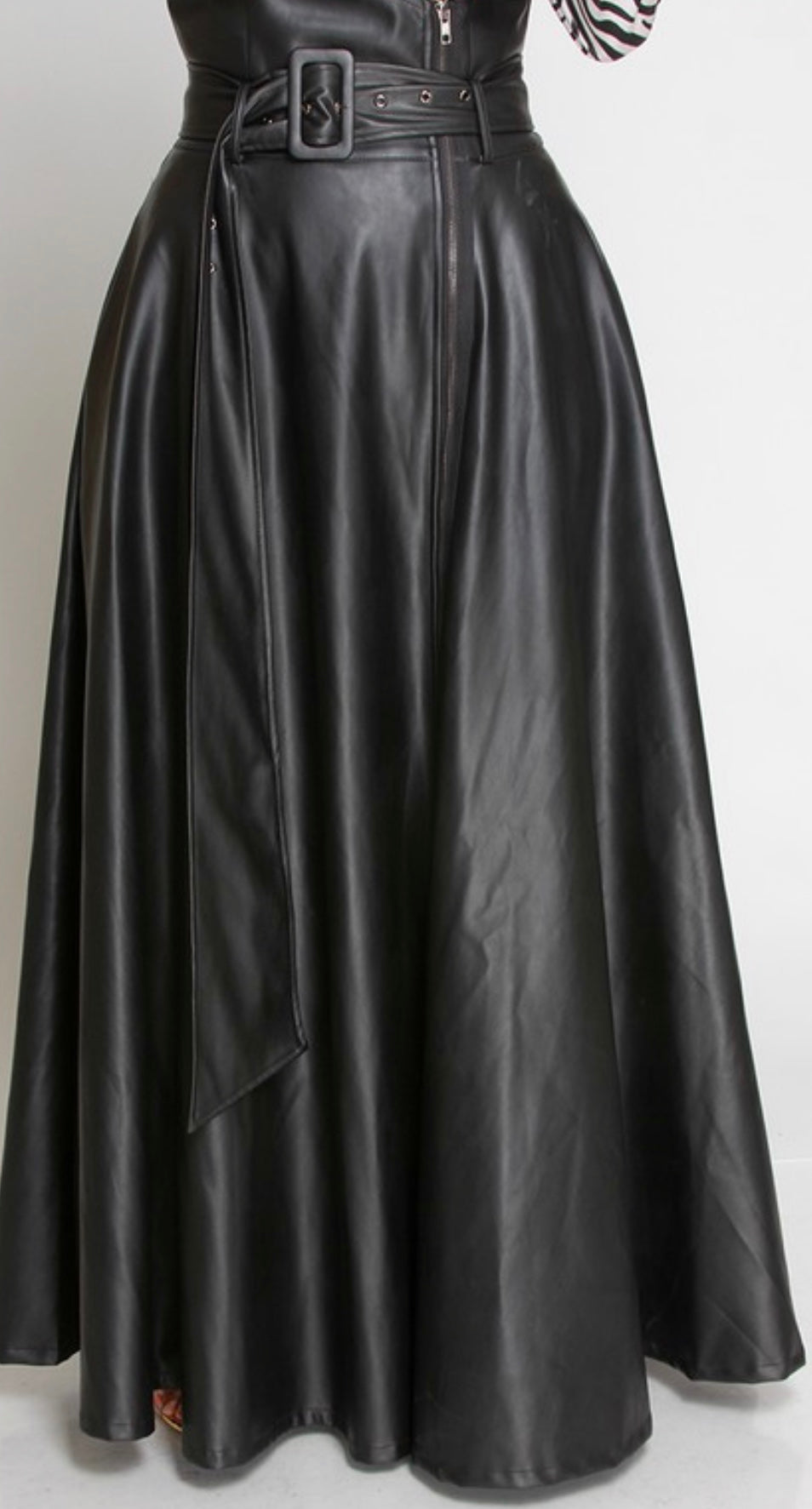 Maxed Out Leather Maxi Skirt