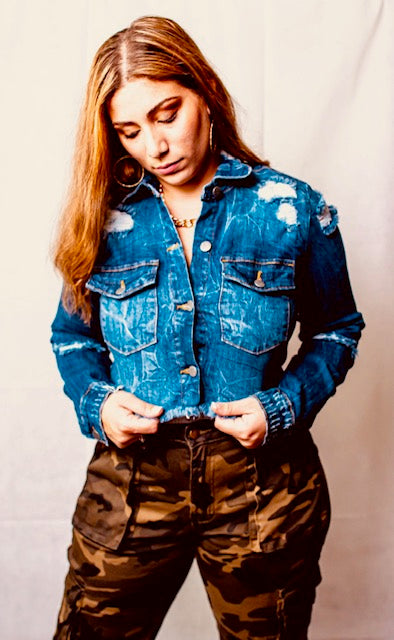 Stretch Denim Jacket