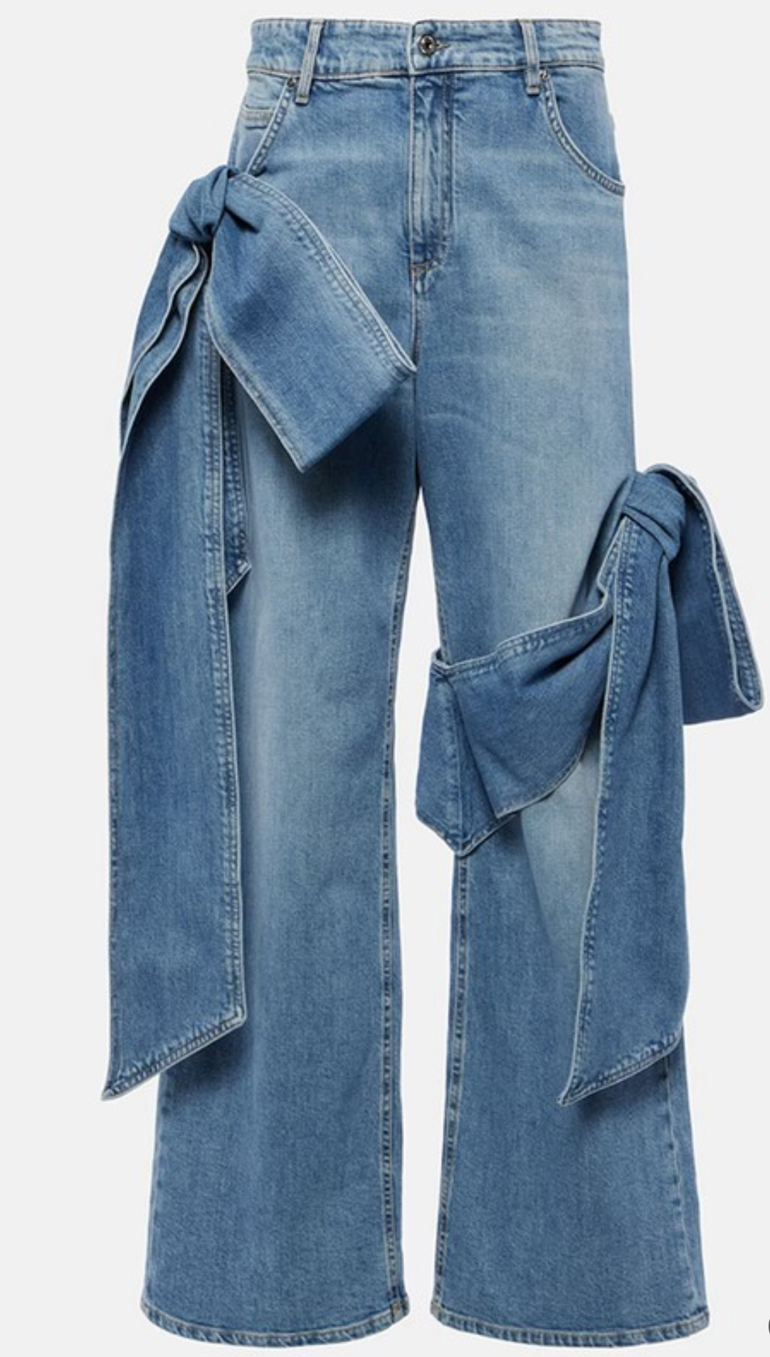 Bow Down Oversized Jeans